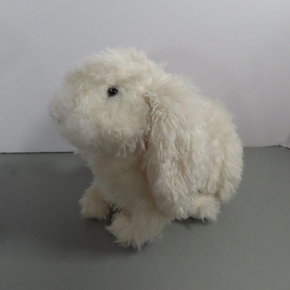 The GUND Vintage 1986 White Floppy Lop Ear Bunny Rabbit Plush Stuffed Animal is